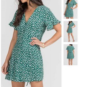 Lush Green Floral Mini